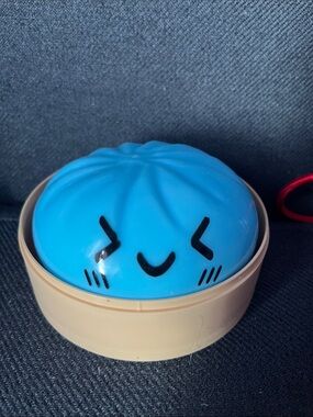 Cute Blue Smiling Bath Toy for Kids